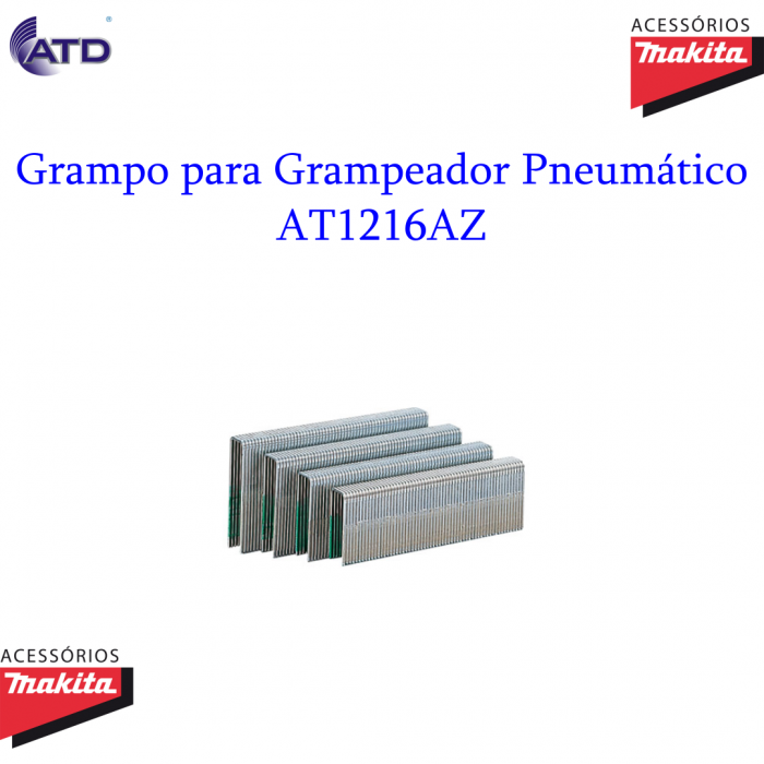 Grampo para grampeador pneumático