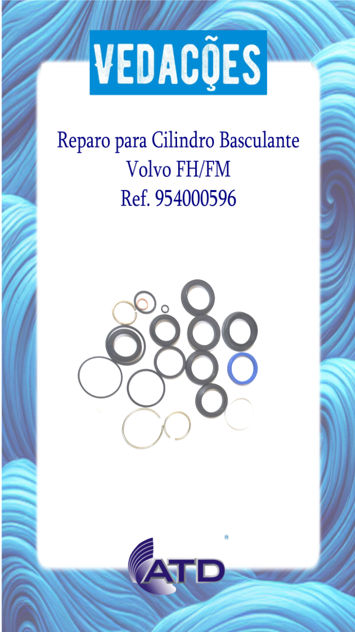 Reparo do Cilindro Basculamento Cabine Volvo FH/FM