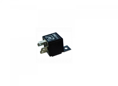 Relé auxiliar 40A 24V 4 terminais com suporte