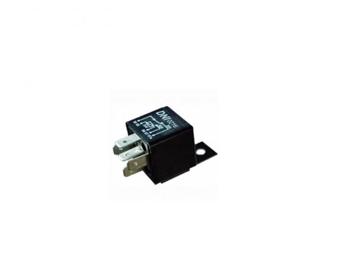 Relé auxiliar reversor 40/30A 24V 5 terminais com suporte