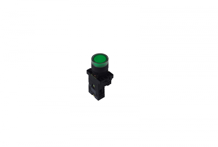 Botão de impulso iluminado EW3361 Verde 1NA