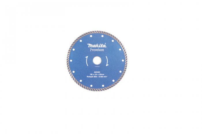 Disco diamantado liso turbo 180mm Makita