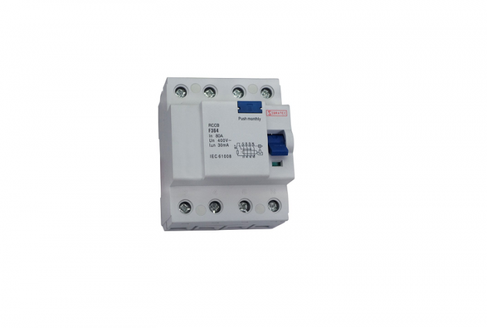 Interruptor diferencial DR tetrapolar Sibratec