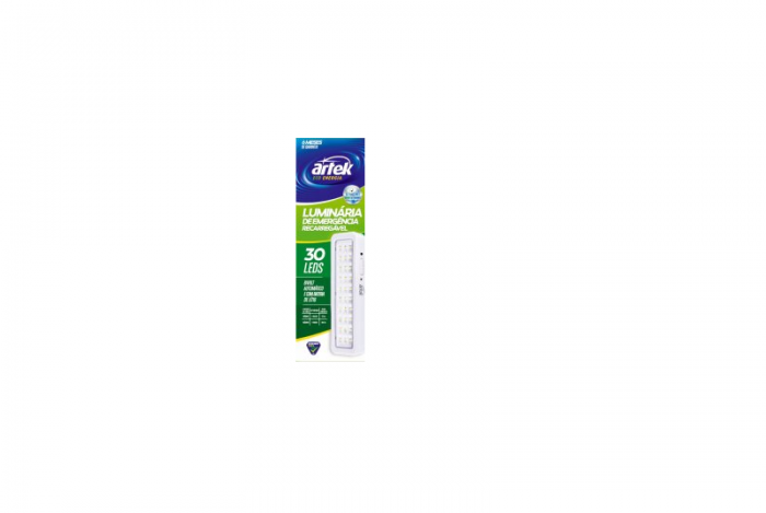 Luminária de emergência 30 Leds Artek