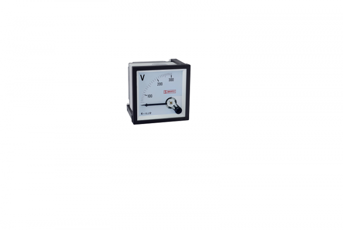 Voltímetro analógico 72x72mm de 0-300Vca Sibratec