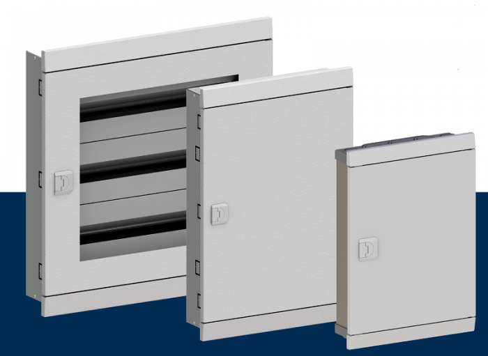 Quadro de distribuição embutir montagem vertical Brum linha Volt