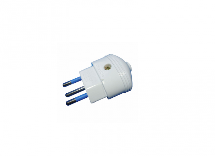Plug desmontável 2P+T 10A/250Vac DNI