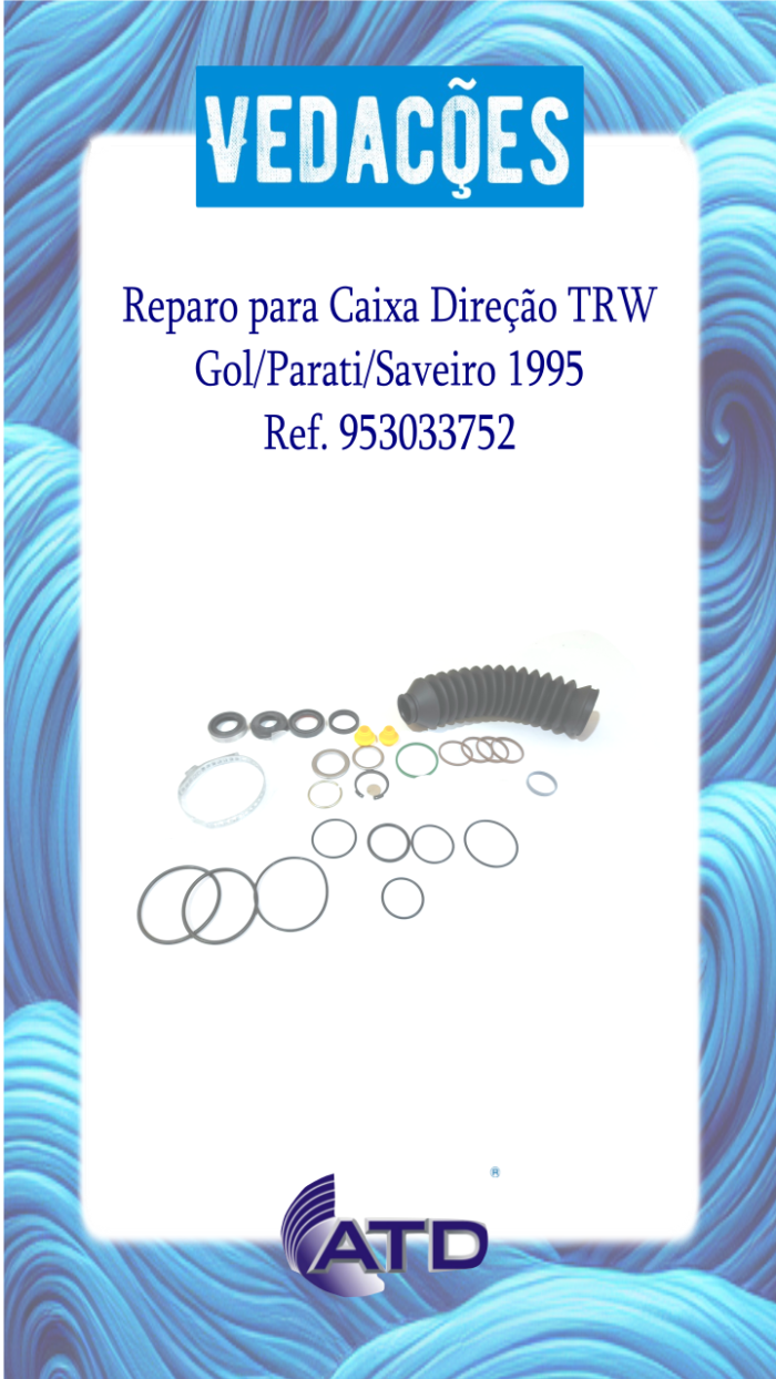 Reparo Caixa de Direção TRW VW Gol/Parati/Saveiro/Voyage após 1995