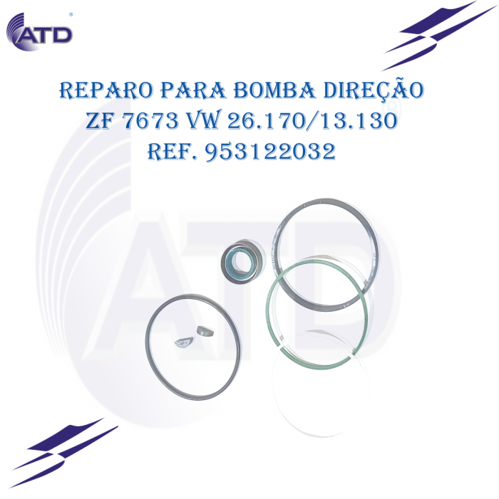 Reparo bomba de direção ZF 7673 Agrale/VW