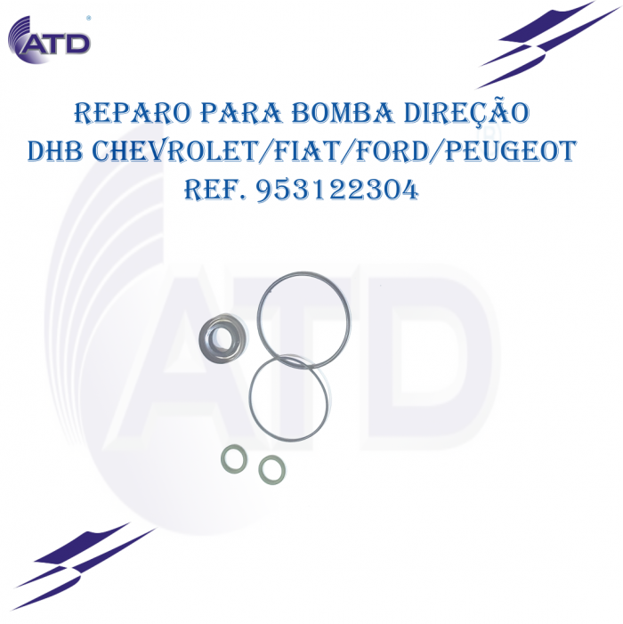 Reparo bomba de direção DHB Chevrolet/Fiat/Ford/Peugeot/Renault/VW