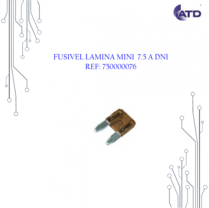 Fusível lâmina mini 7.5A   DNI
