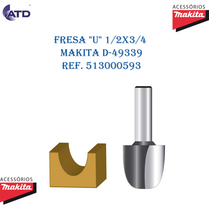 Fresa para madeira MAKITA D-49339