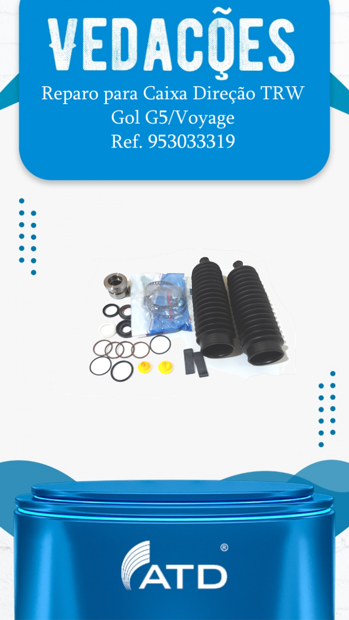 Reparo para Caixa Direção TRW Gol G5/Voyage