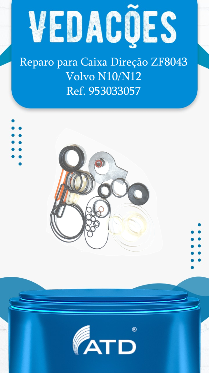 Reparo para Caixa Direção ZF 8043 Volvo