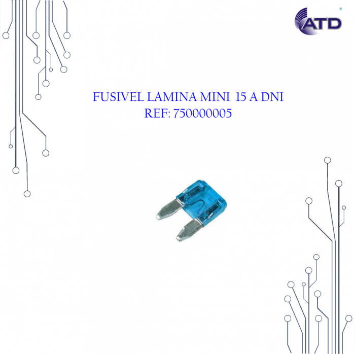 Fusível lâmina mini 15A   DNI