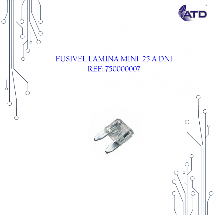 Fusível lâmina mini 25A   DNI
