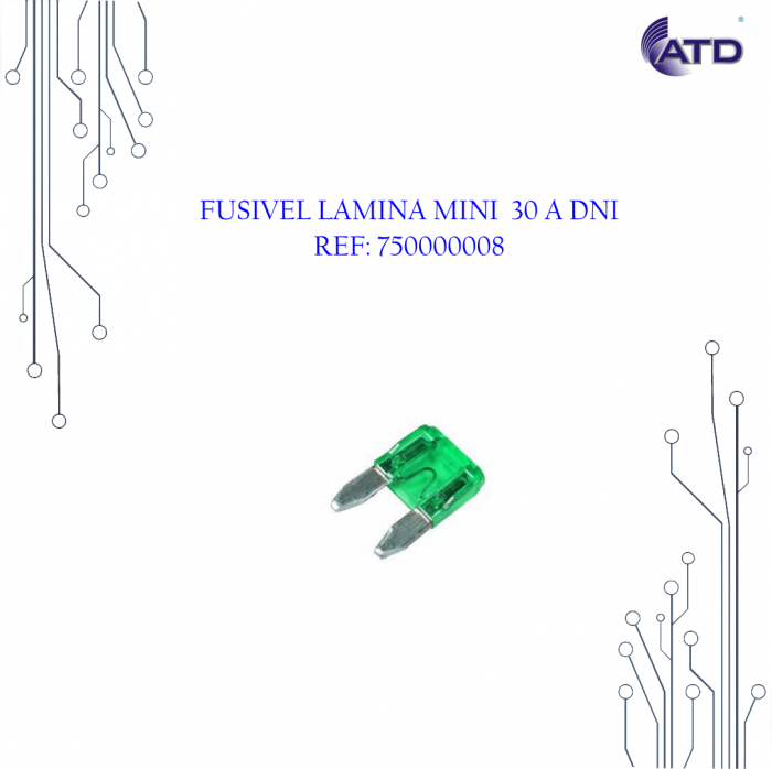 Fusível lâmina mini 30A   DNI