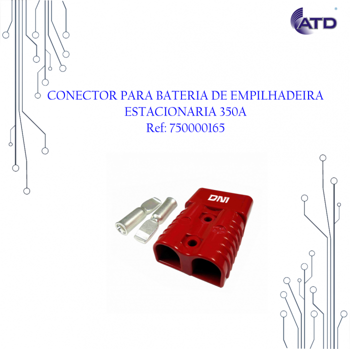 Conector para bateria de empilhadeira / estacionária – 350A