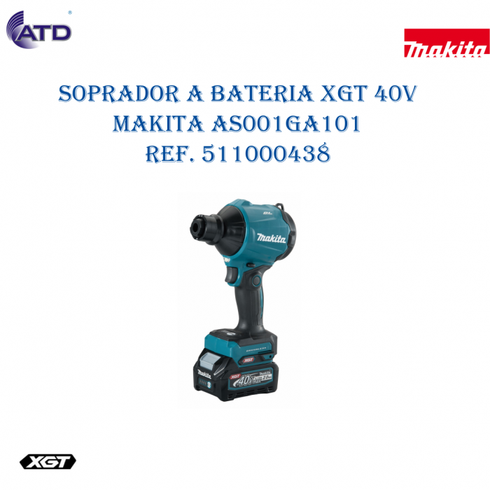 Soprador a bateria XGT 40V MAKITA AS001GA101