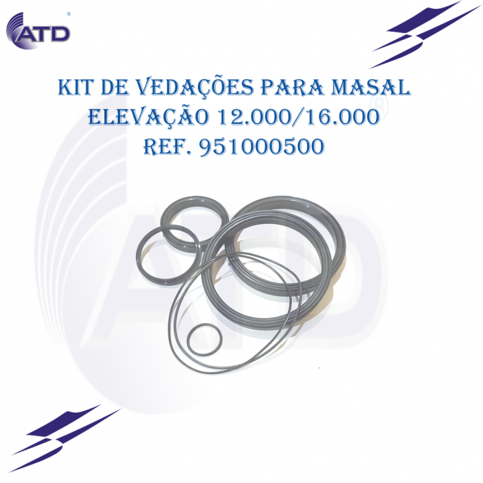 Kit de vedações para Masal elevação 12.000/16.000 inclinação 20.000