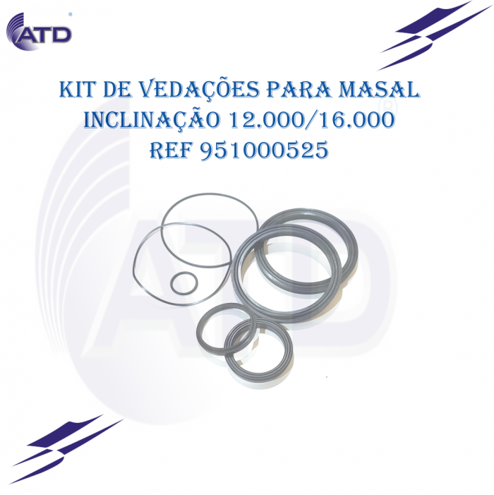 Kit de vedações para Guindaste Masal inclinação 12.000/16.000