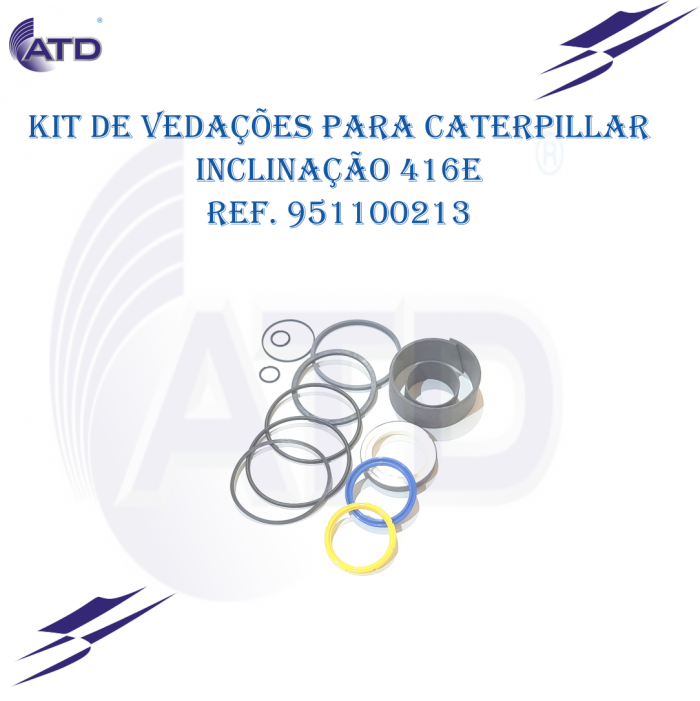 Kit de vedações para Caterpillar inclinação 416E