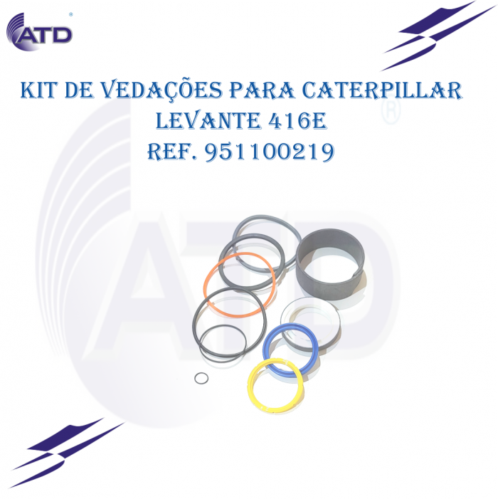 Kit de vedações para Caterpillar levante 416E