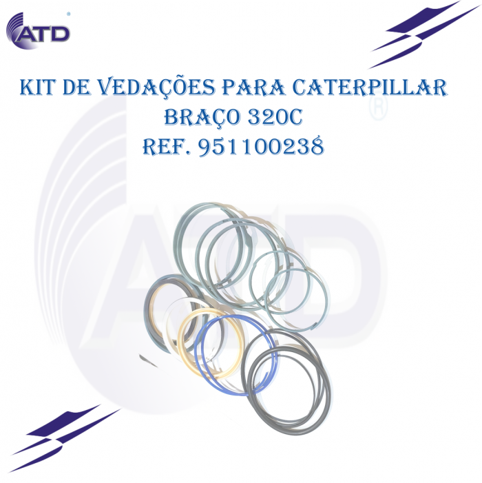 Kit de vedações para Caterpillar braço da 320C