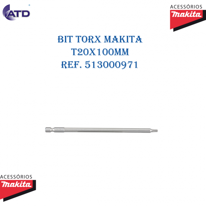 Bit torx T20x100mm MAKITA