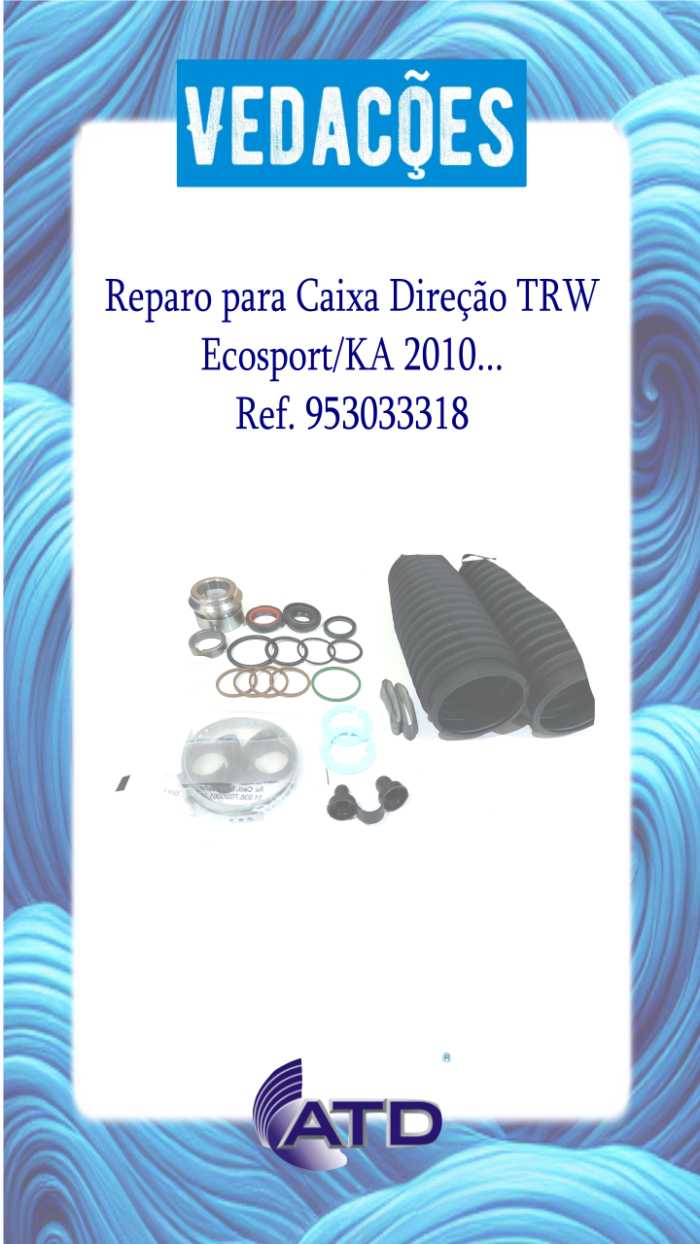Reparo caixa de direção TRW Ford Fiesta/Ecosport/KA