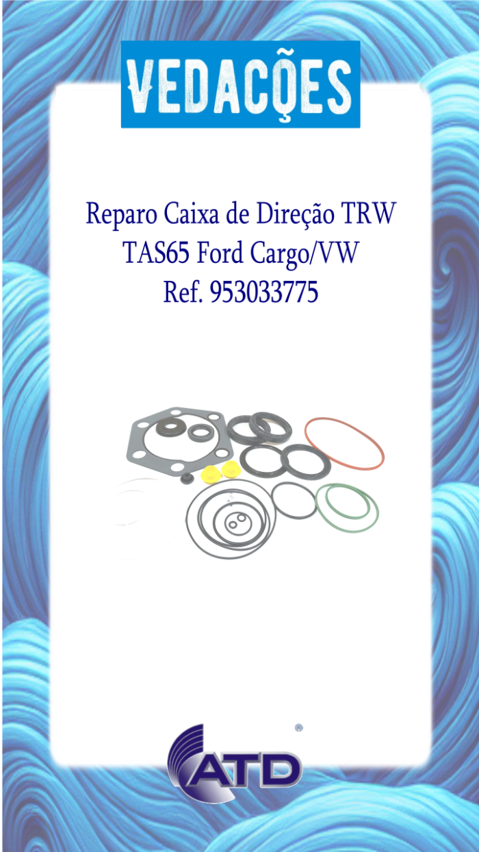 Reparo Caixa de Direção TRW (TAS-65) Ford/VW
