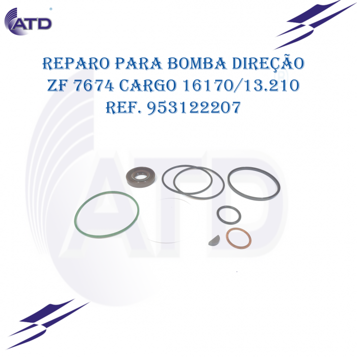 Reparo para bomba de direção ZF 7674 Ford/VW