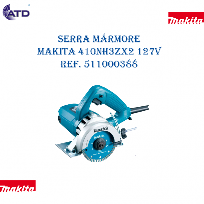 Serra mármore elétrica 127V MAKITA 4100NH3ZX2