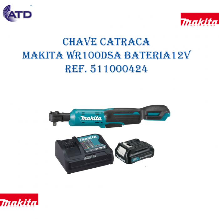Chave de catraca a bateria MAKITA WR100DSA