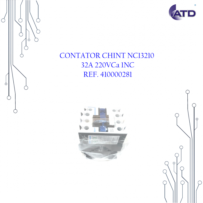 Contator NC13210 32A 220VCa 1NC   CHINT