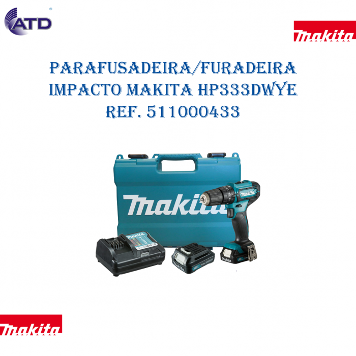 Parafusadeira/Furadeira de impacto HP333DWYE