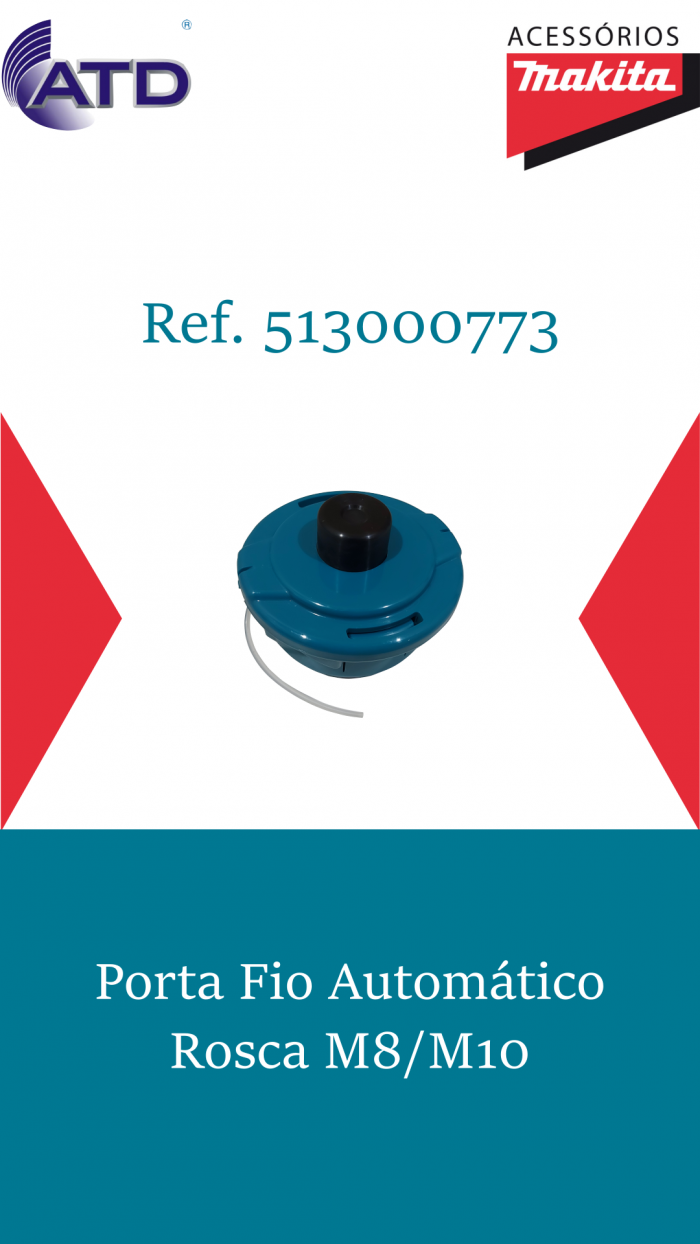 Porta fio automático rosca M8/M10   MAKITA