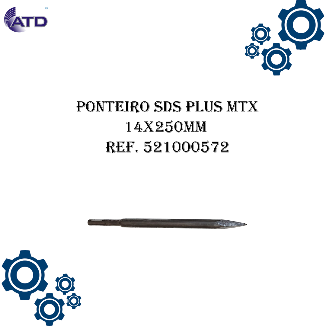 Ponteiro sds plus 14x250mm MTX