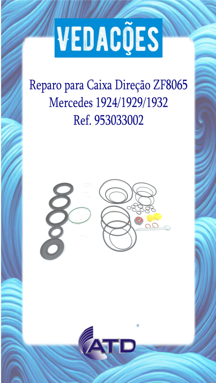 Reparo para Caixa Direção ZF 8065 Mercedes/Scania