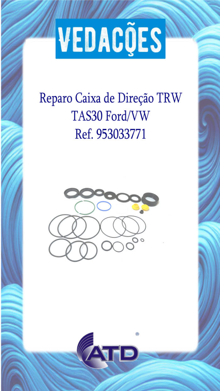 Reparo para caixa de direção TRW (TAS-30) Ford/VW