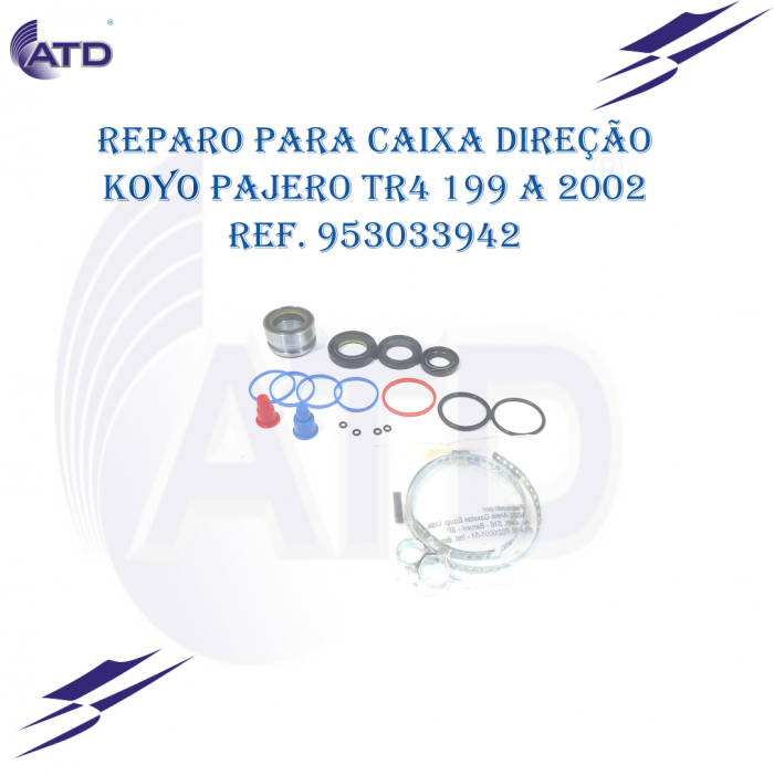 Reparo caixa de direção KOYO Pajero TR4 1999 a 2002