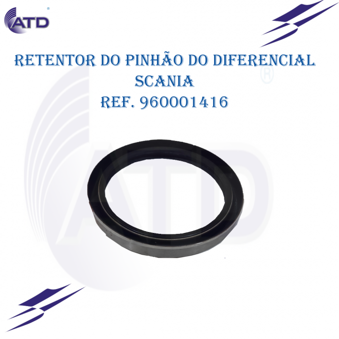 Retentor do pinhão do diferencial  Massey Ferguson/Scania