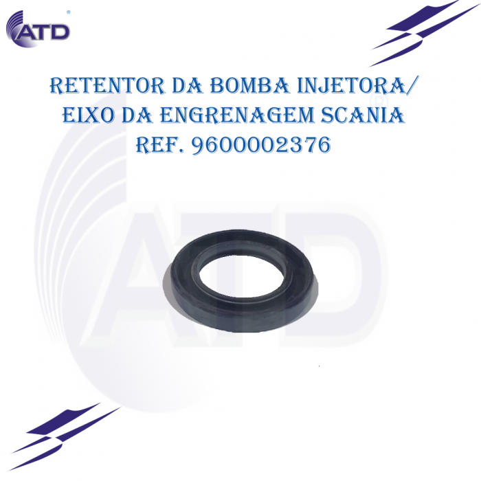 Retentor da bomba injetora/eixo da engrenagem Scania