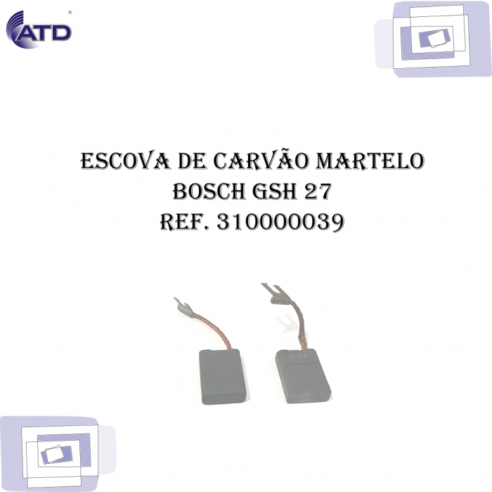 Escova de carvão para martelo Bosch GSH27
