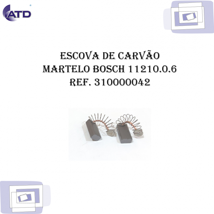 Escova de carvão Martelo BOSCH 11210.0.6