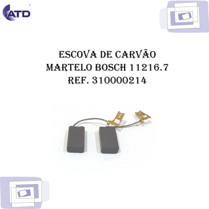 Escova de carvão Martelo BOSCH 11216.7