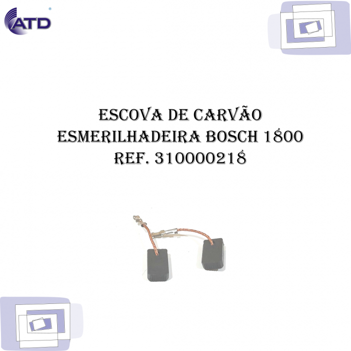 Escova de carvão para esmerilhadeira Bosch 1800