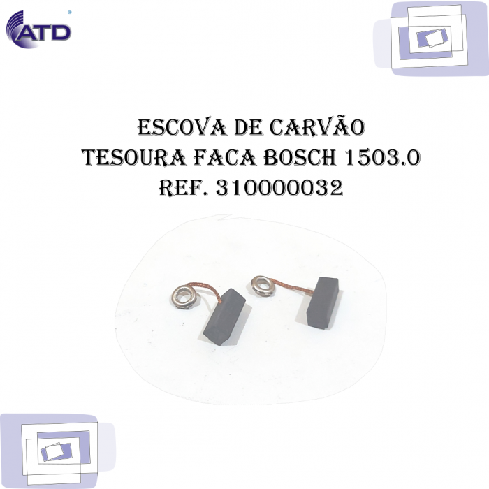 Escova de carvão Tesoura faca BOSCH 1503.0