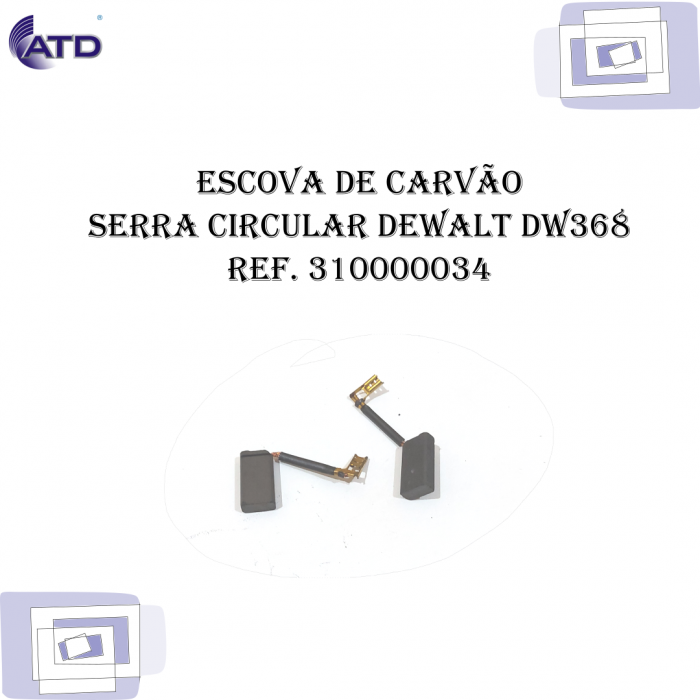 Escova de carvão Serra Circular DEWALT DW368