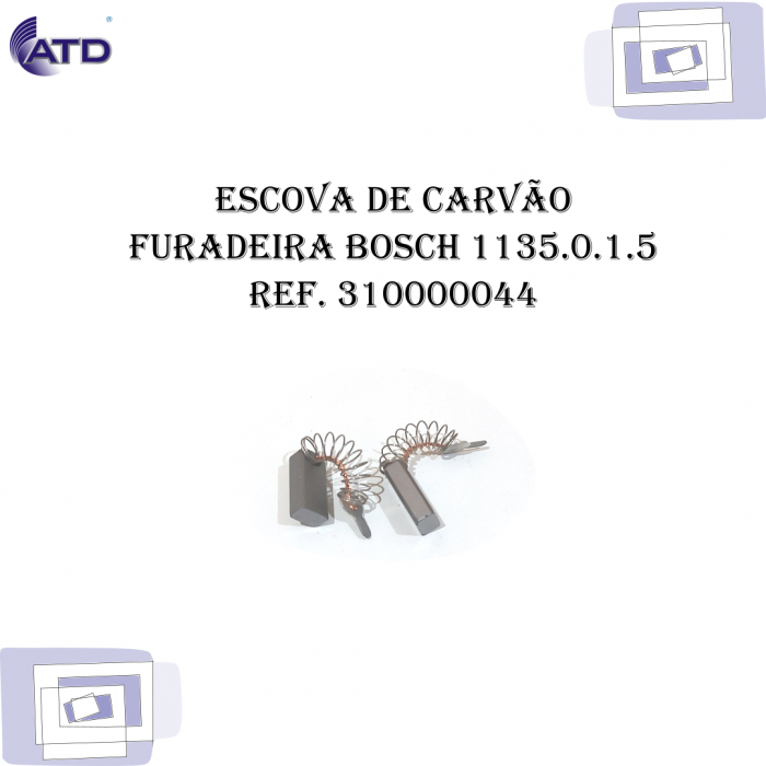 Escova de carvão Furadeira BOSCH 1135.0.1.5